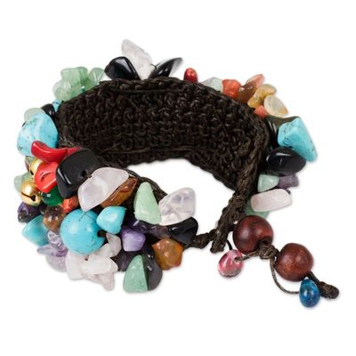 Alternate image for Beaded Multigem Bracelet Festive Heart