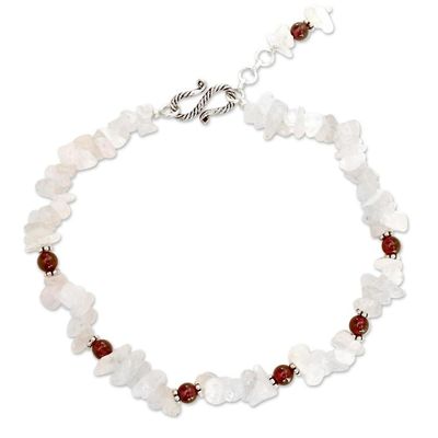 Alternate image for Beaded Rose Quartz Bracelet All About Love