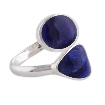 Alternate image for Sodalite and Sterling Ring Come and Go