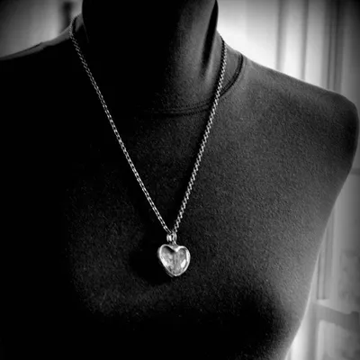 Alternate image for Dandelion Seed Heart Pendant Necklace for Women, Stained Glass Terrarium Jewelry