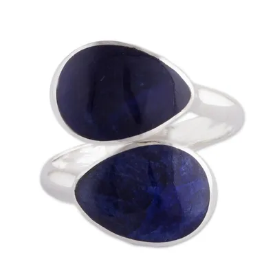 Alternate image for Sodalite and Sterling Ring Come and Go