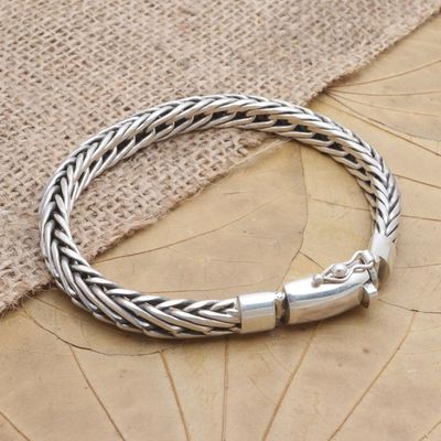 Alternate image for Mens Sterling Silver Naga Chain Bracelet Cult Classic