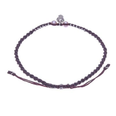 Alternate image for Cultured Pearl and Karen Silver Fish Anklet Summer Getaway